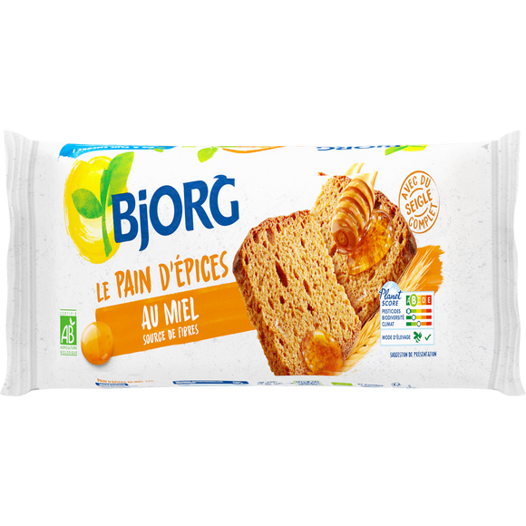 Pain d'épice bio au miel BJORG, 300g