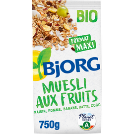 Muesli aux fruits bio BJORG, 750g