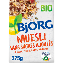Céréales Muesli bio sans sucre ajouté BJORG - 375g