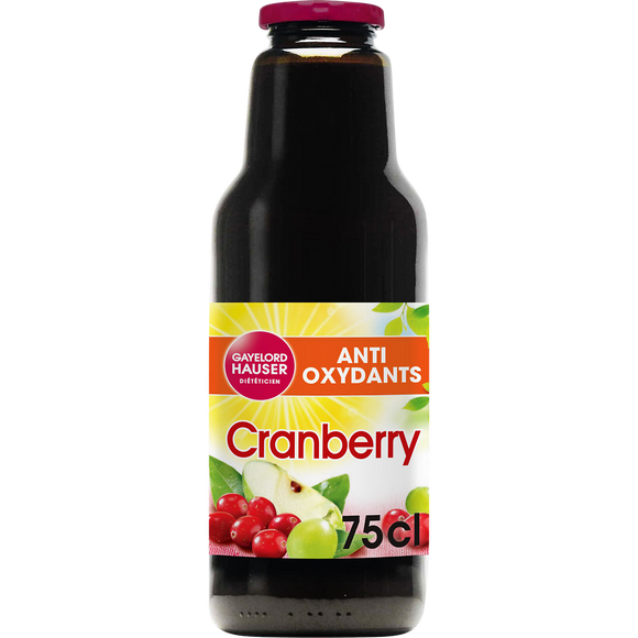 Jus de cranberry GAYELORD HAUSER, 75cl