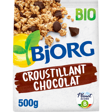 Céréales Bio Croustillant chocolat BJORG - Sachet 500g