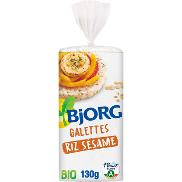 Galettes de riz Sésame BIO BJORG - Paquet de 130g