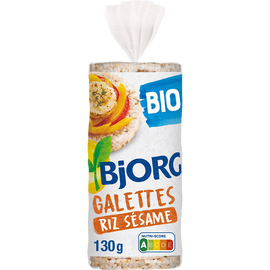 Galettes de riz Sésame BIO BJORG - Paquet de  130g