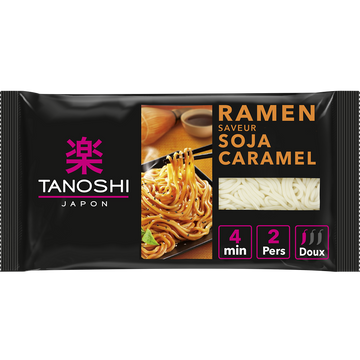 Nouilles Ramen au soja et caramel TANOSHI, 360g