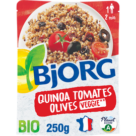 Quinoa à la tomate  et huile d'olive bio BJORG, pochon de 250g