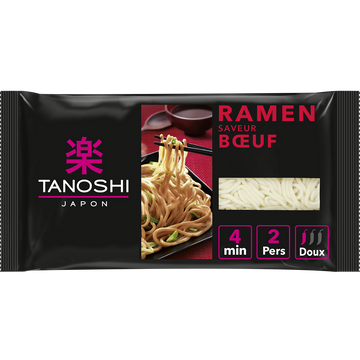 Ramen au boeuf TANOSHI, 360g