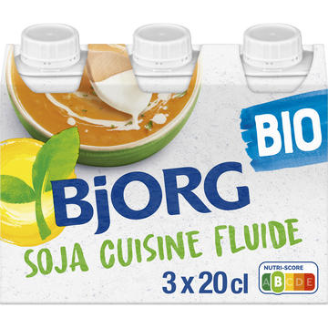 Soja Cuisine bio BJORG, 3x200ml