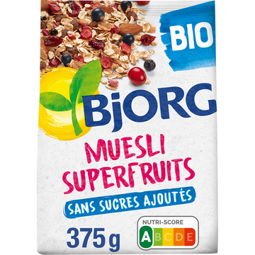 Muesli aux superfruits bio BJORG, 375g