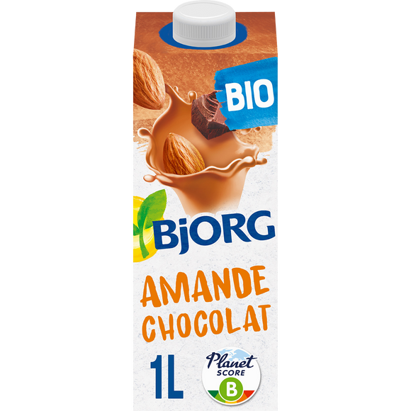 Boisson végétale Bio Amande Chocolat BJORG - Brique 1L
