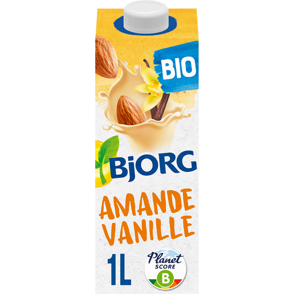 Boisson végétale lait d'Amande vanille bio BJORG - brique 1l