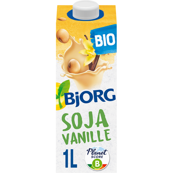 Boisson végétale Bio Soja Vanille BJORG - Brique 1L
