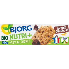 Biscuits avoine pépites de chocolat bio BJORG - Paquet 130g