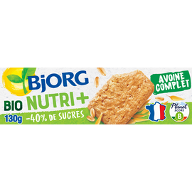 Biscuit nutri+ à l'avoine bio BJORG 130g