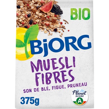 Muesli fibres son de blé bio BJORG, 375g