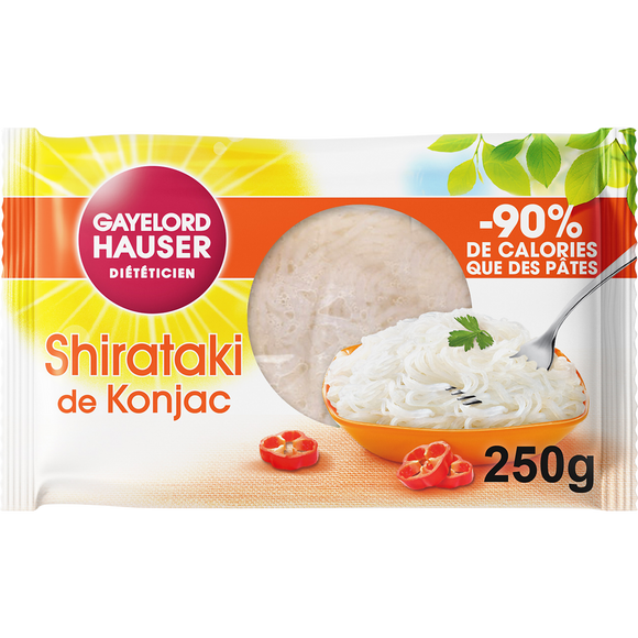 Shirataki de konjac sans rinçage GAYELORD HAUSER, paquet de 160g