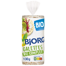 Galettes de riz complet BIO BJORG - Paquet de  130g