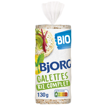 Galettes de riz complet BIO BJORG - Paquet de  130g
