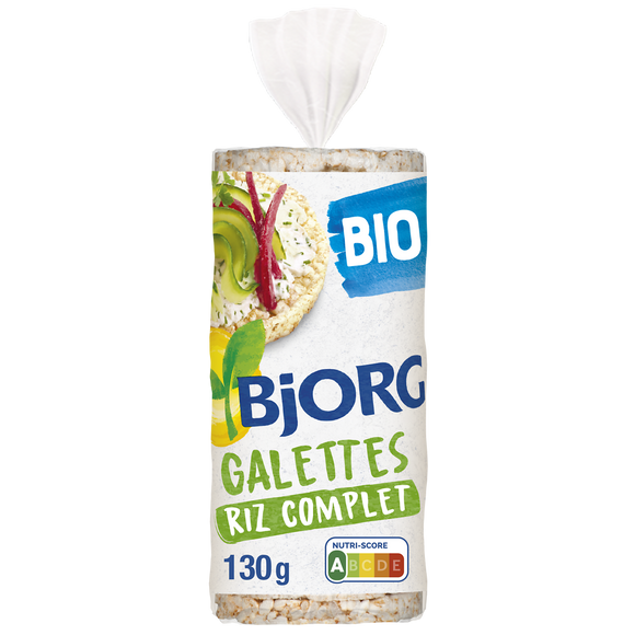 Galettes de riz complet BIO BJORG - Paquet de  130g