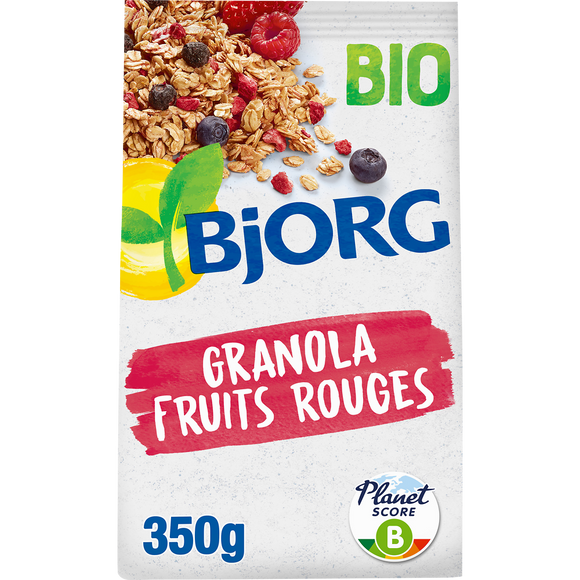 Céréales granola fruits rouges bio BJORG paquet 350g