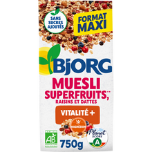 Céréales Müesli aux superfruits bio BJORG - 750g