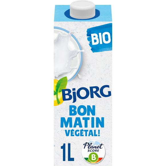 Boisson végétale riz, coco, soja Bio BJORG - Brique 1L