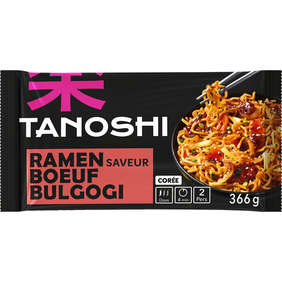 Ramen bulgogi TANOSHI sachet 366g
