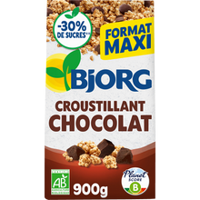 Céréales Croustillant chocolat noir bio BJORG - 900g