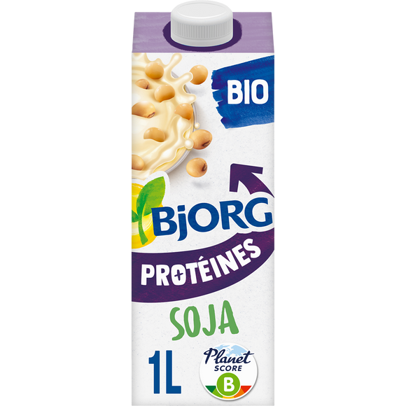 Boisson végétale soja protéine bio BJORG - brique 1l