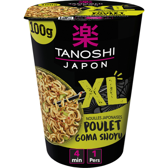 Nouilles instantanées poulet goma shoyu TANO, 100g