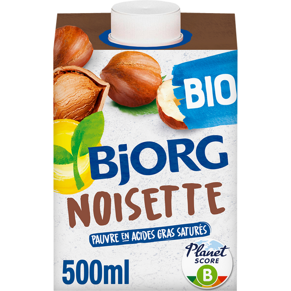 Boisson végétale noisette bio BJORG, brique 50cl