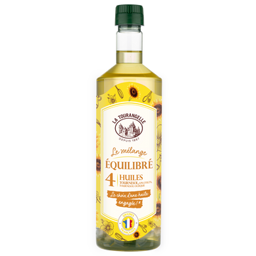 Mélange 4 huiles équilibré LA TOURANGELLE 700ml