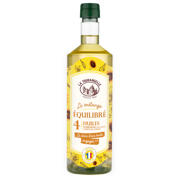 Mélange 4 huiles équilibré LA TOURANGELLE 700ml