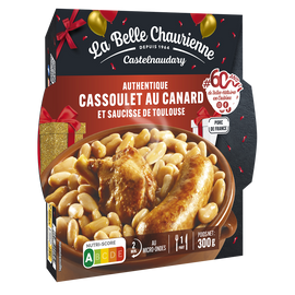 Cassoulet au confit de canard LA BELLE CHAURIENNE, 300g