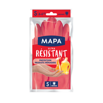 Gants ultra résistants en latex MAPA, taille S