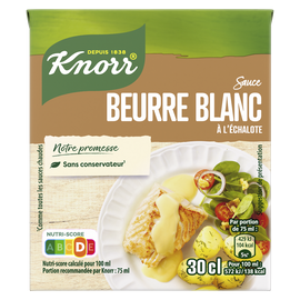 Sauce au beurre blanc KNORR, 30cl