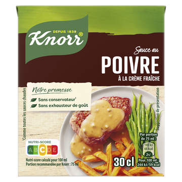 Sauce au poivre KNORR, 30cl