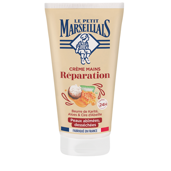 Crème mains karité aloès cire abeille LE PETIT MARSEILLAIS, 75ml