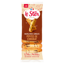 Madeleines longues pepites chocolat LE STER x20 - 250g