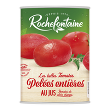 Tomates pelées ROCHEFONTAINE boîte 4/4 480g