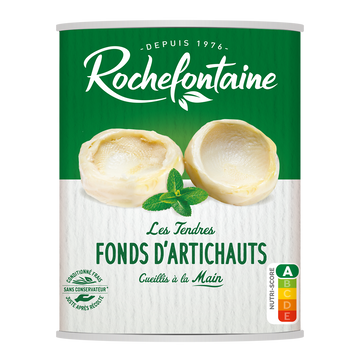 Fonds d'artichauts rochefontaine 1/2 400g