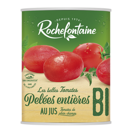Tomates pelées bio ROCHEFONTAINE boîte 1/2 240g