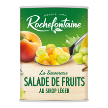 Cocktail de fruits au sirop ROCHEFONTAINE, boîte 4/4, 500g