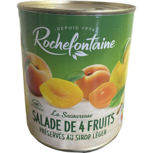 Salade 4 fruits au sirop léger ROCHEFONTAINE, boîte 4/4, 475g
