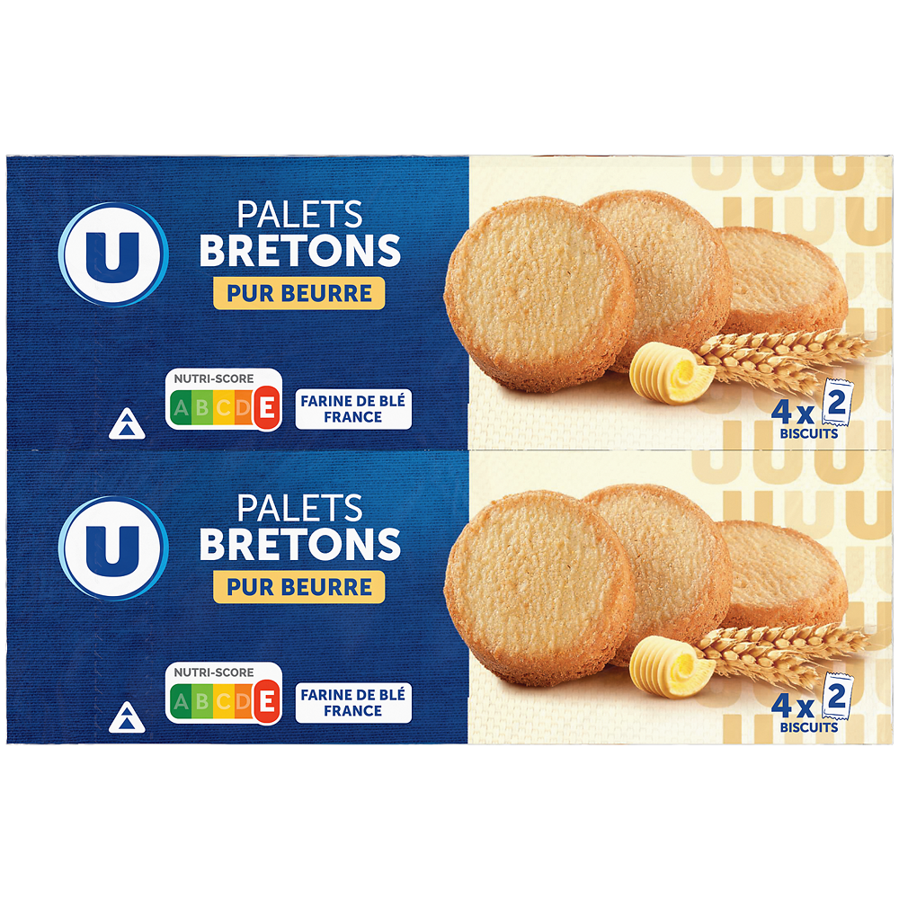 U Palets bretons pur beurre  2x125g