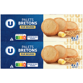 U Palets bretons pur beurre  2x125g