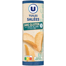 U SANS GLUTEN Tuiles salées sans gluten, tubo 170g