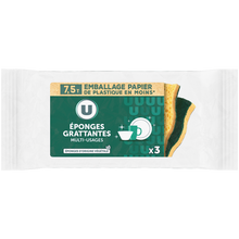 U Eponge grattante multi-usages - x3