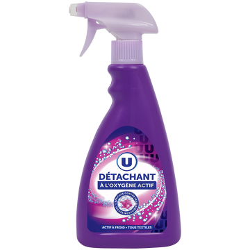 U Détachant textile avant lavage oxygène actif Spray 500ml