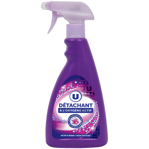 U Détachant textile avant lavage oxygène actif Spray 500ml
