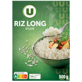 U Riz long étuvé 10 minutes vrac  étui de 500g